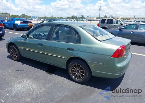 2004 Honda Civic Vp из США, поврежденный, VIN 1HGES16334L005996